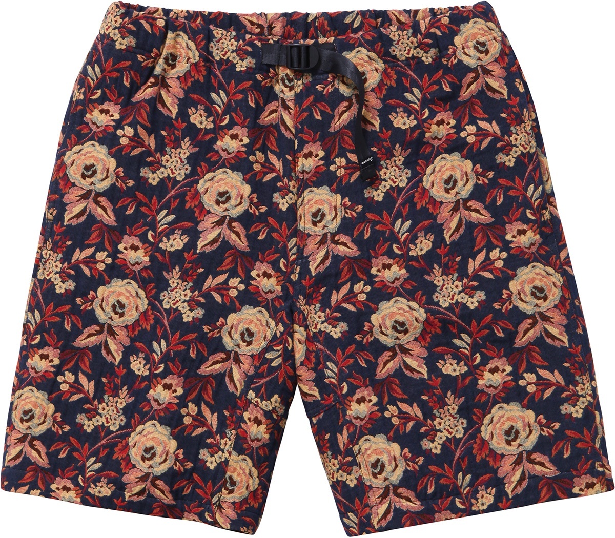 Jacquard Flowers Belted Short view 2